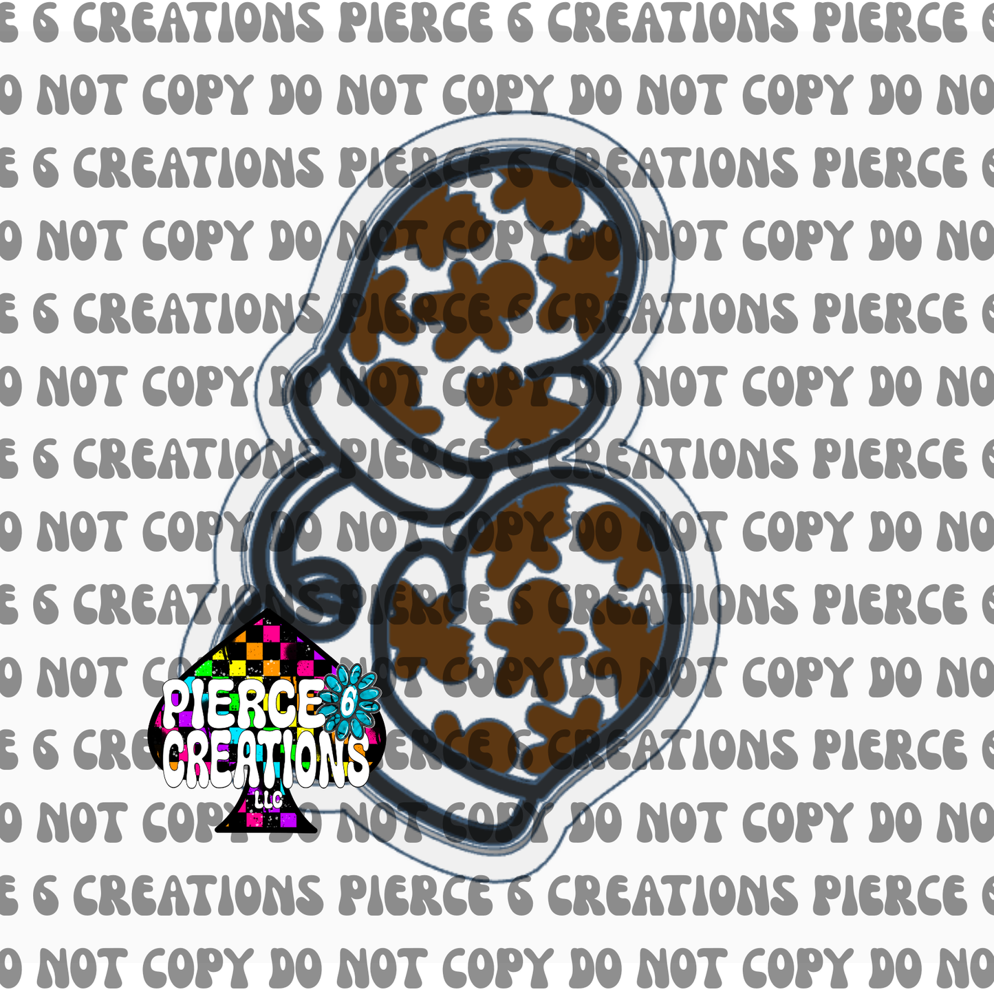 Gingerbread Mitten Insert Mold