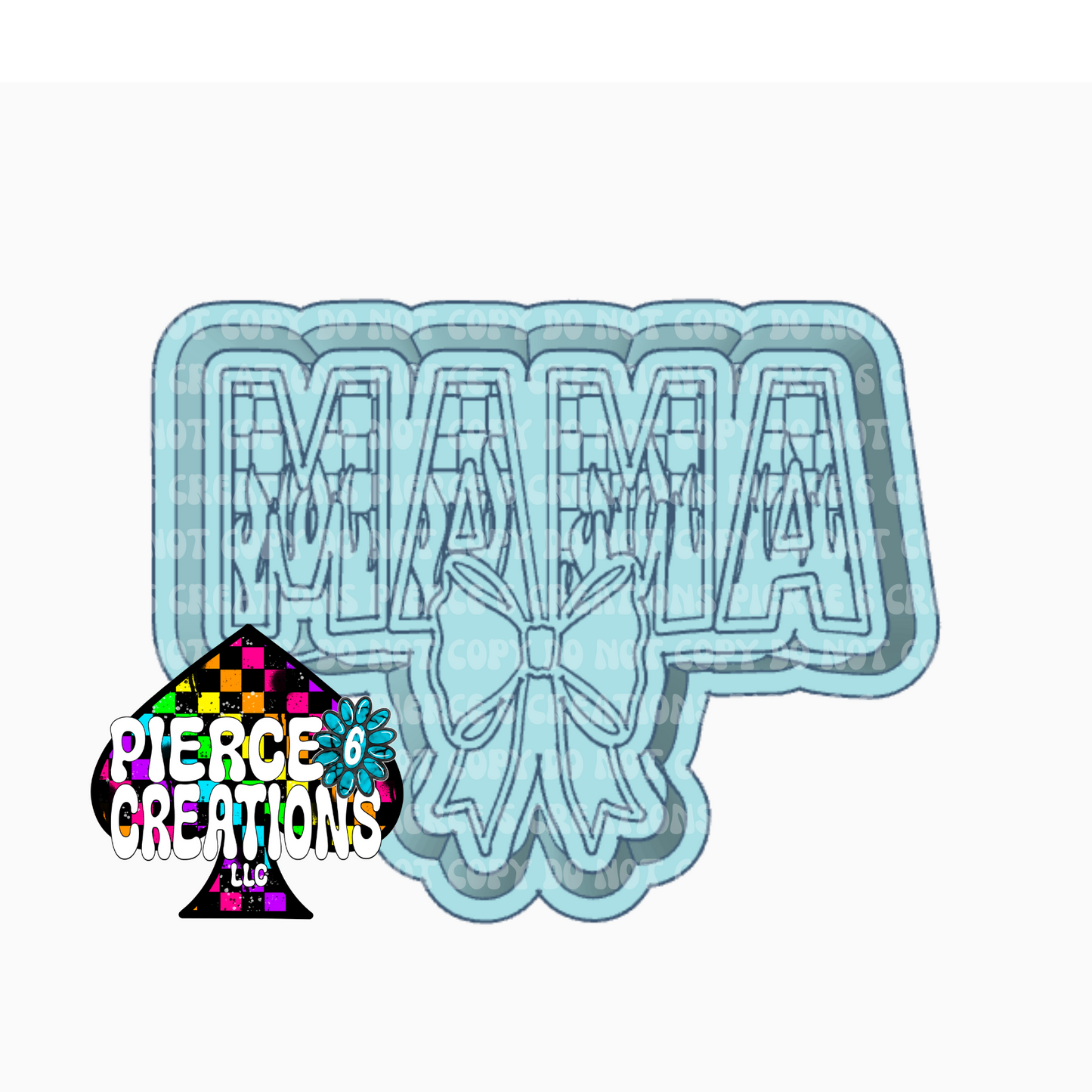 CHECKERED FLAME MAMA BOW INSERT