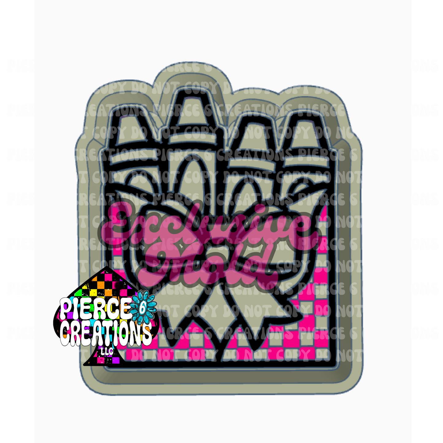 Checkered Crayon Mold