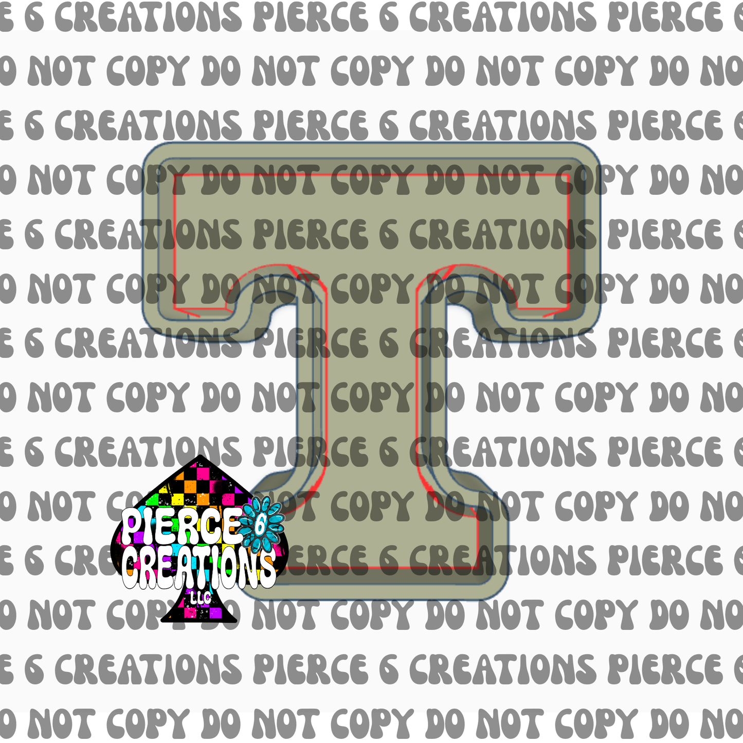 Letter T Mold