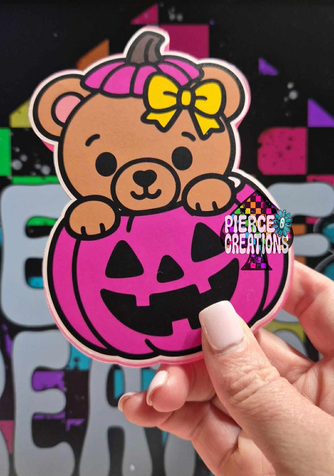 Pumpkin Bear Cardstock