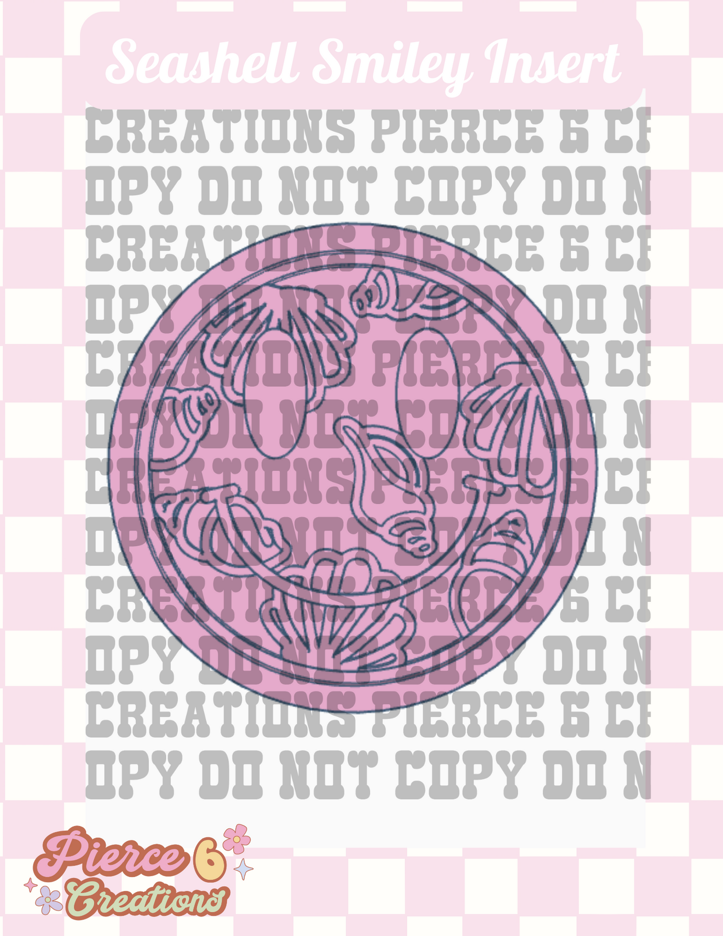 Seashell Smiley Insert
