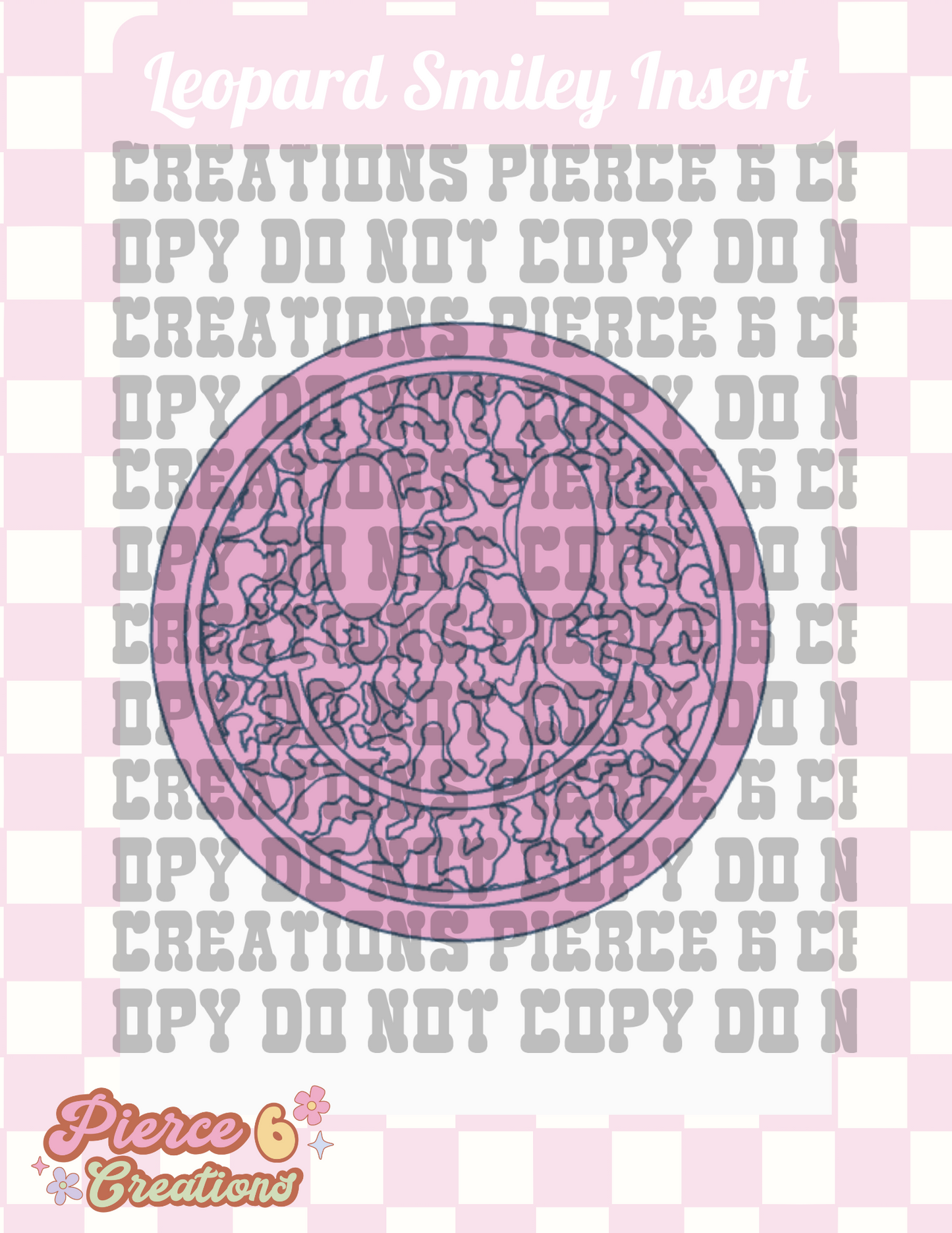 Leopard Smiley Insert