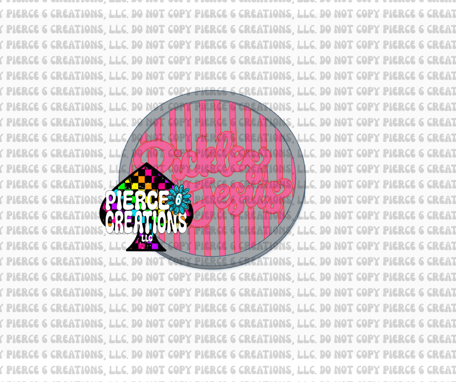 Pickles & Jesus Circle Insert