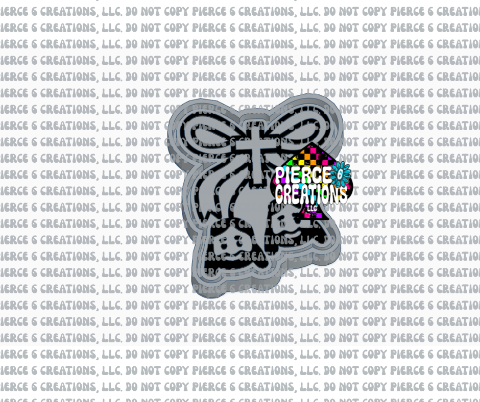 Bow Jesus Head Mold