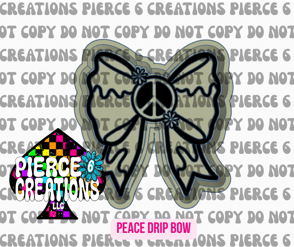 PEACE DRIP BOW MOLD