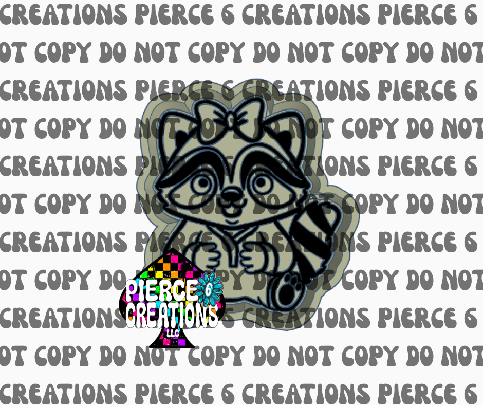 Raccoon Onesie Mold
