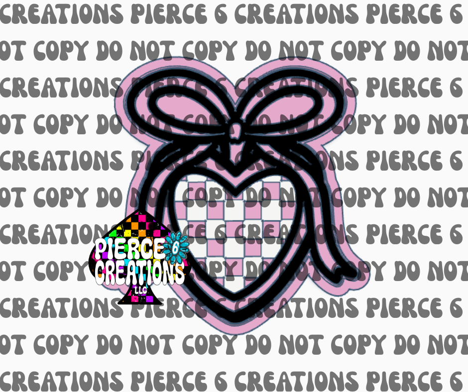 Checkered Locket Insert