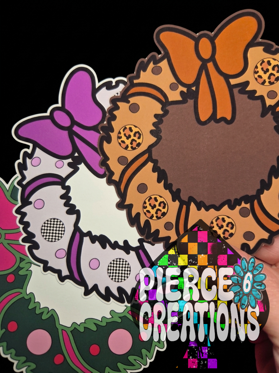 Christmas Wreath Cardstock