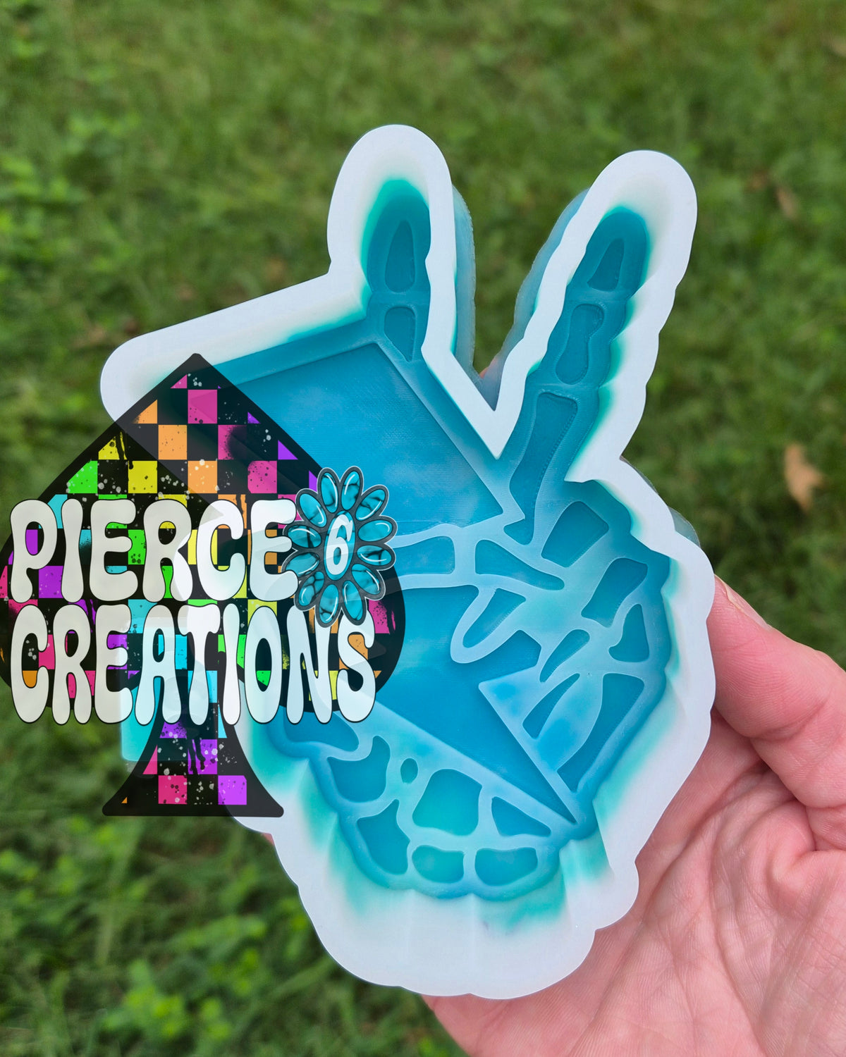 PEACE LIGHT'N BOLT MOLD