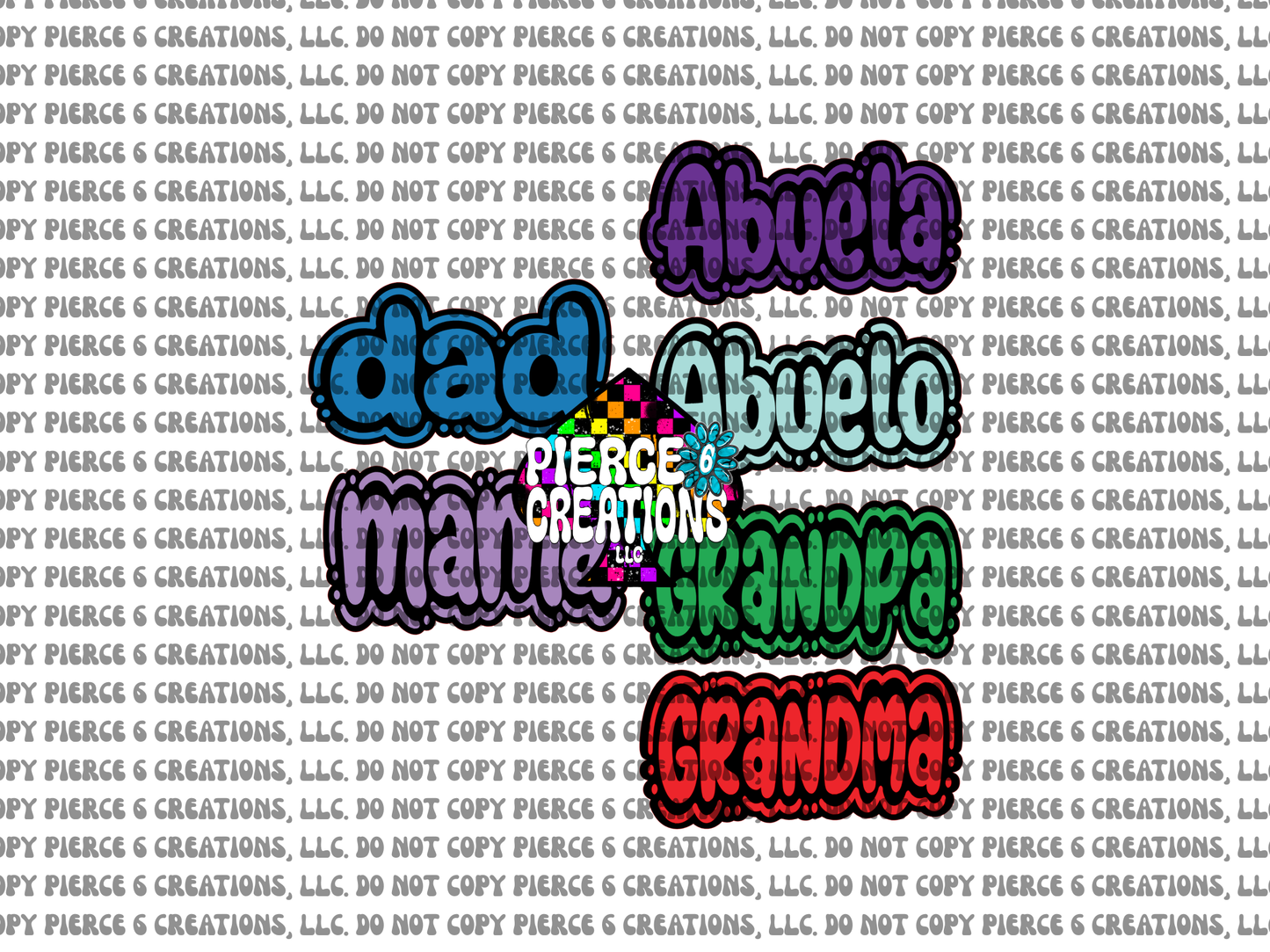 Doodle Font Name Molds