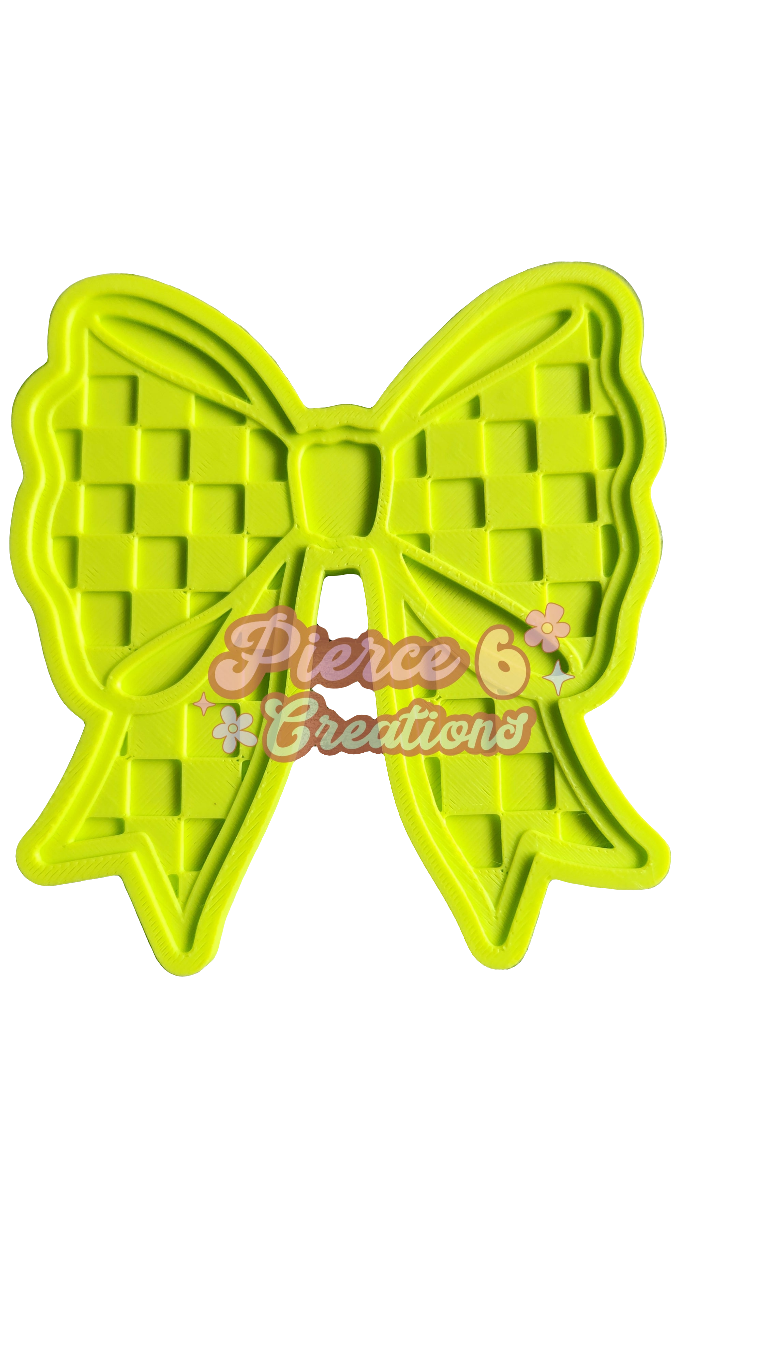 Checkered Bow Insert