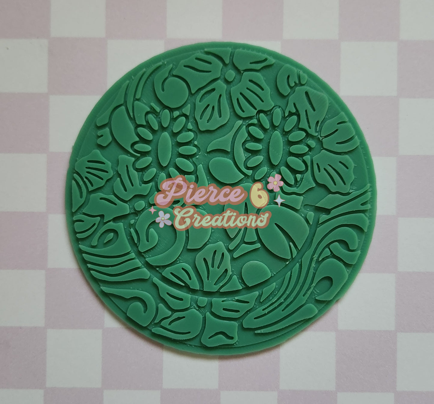 Exclusive Tooled Concho Smiley Insert