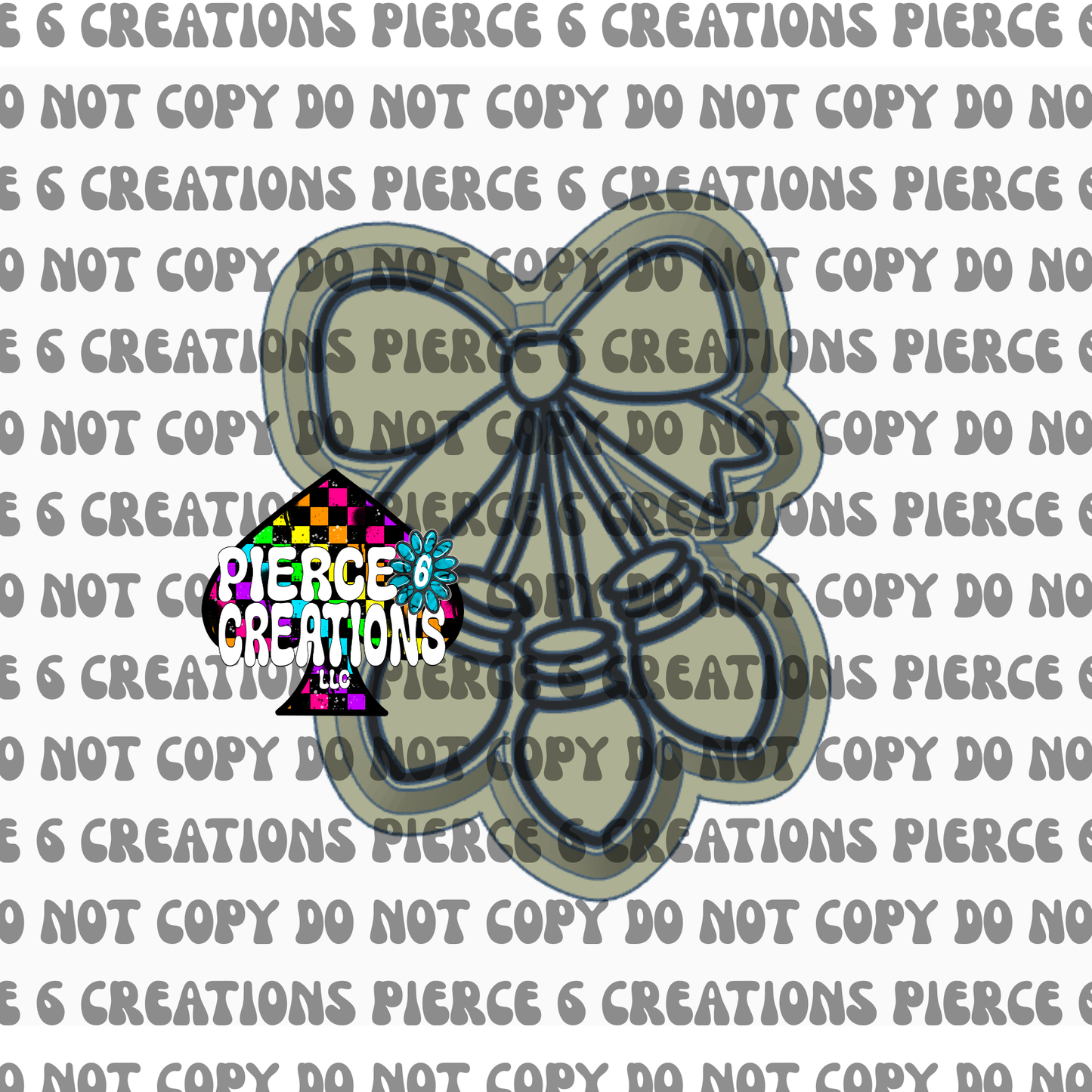 Christmas Light Bow Mold