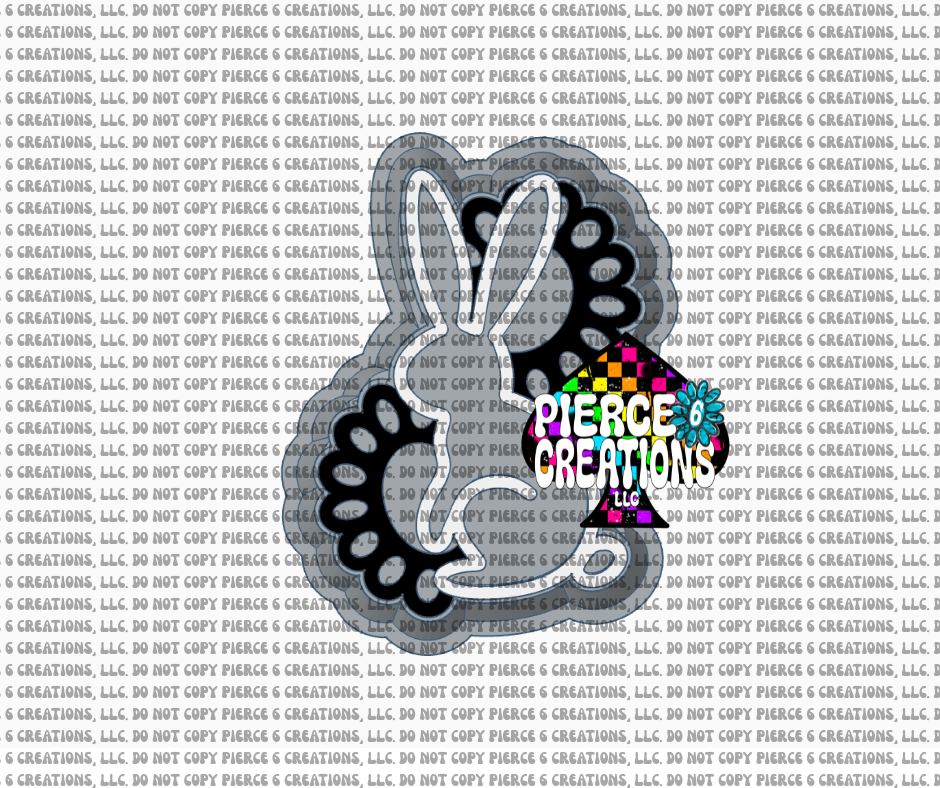 Turquoise Bunny Mold