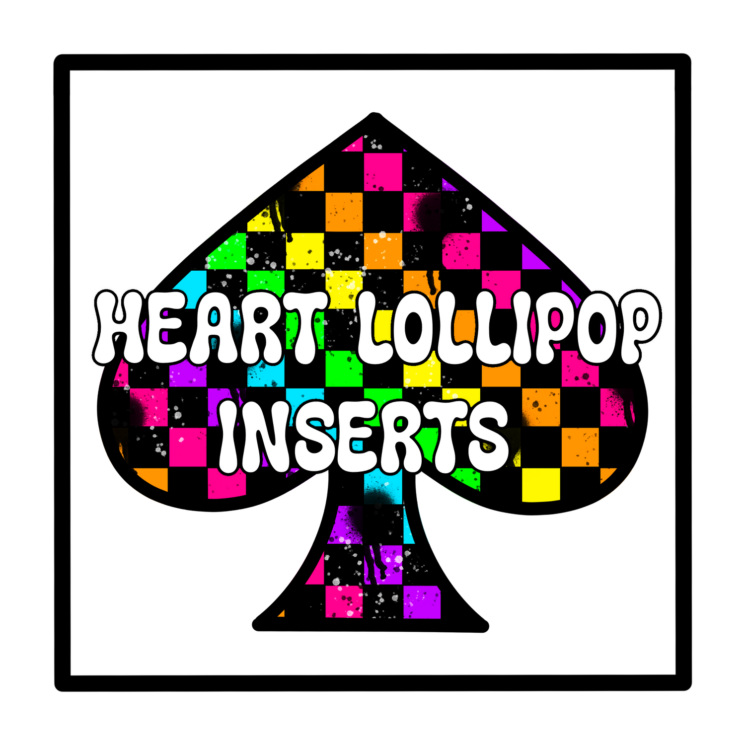 HEART LOLLIPOP INSERTS