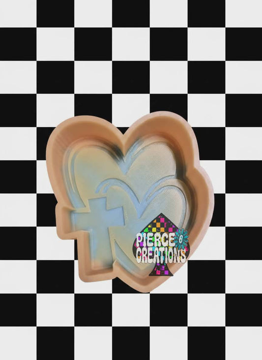 Hearts with Cross Mold