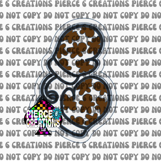 Gingerbread Mitten Insert Mold