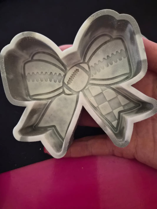 DESTASH Checkered Football Bow