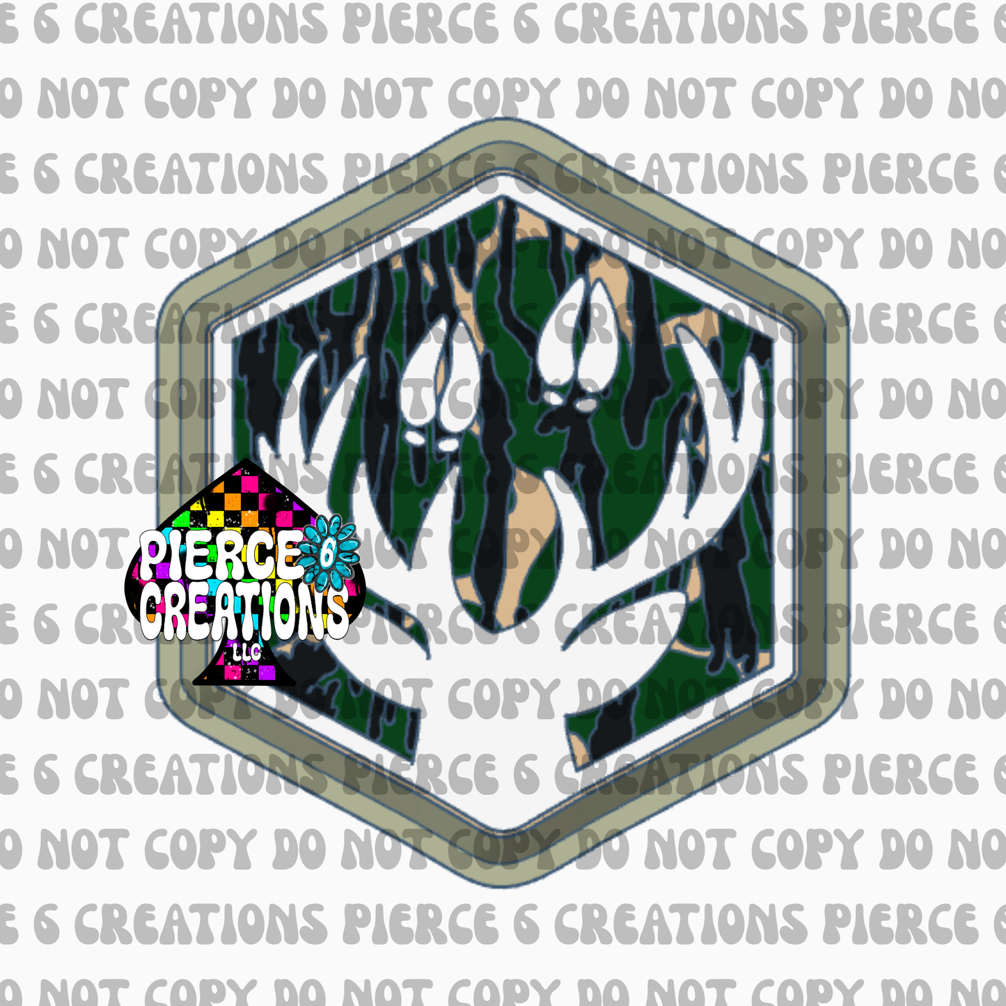 CAMO DEER TRACKS MOLD