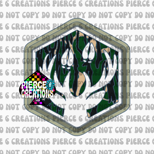 CAMO DEER TRACKS MOLD