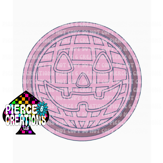 Disco Jack-o-lantern Circle Mold