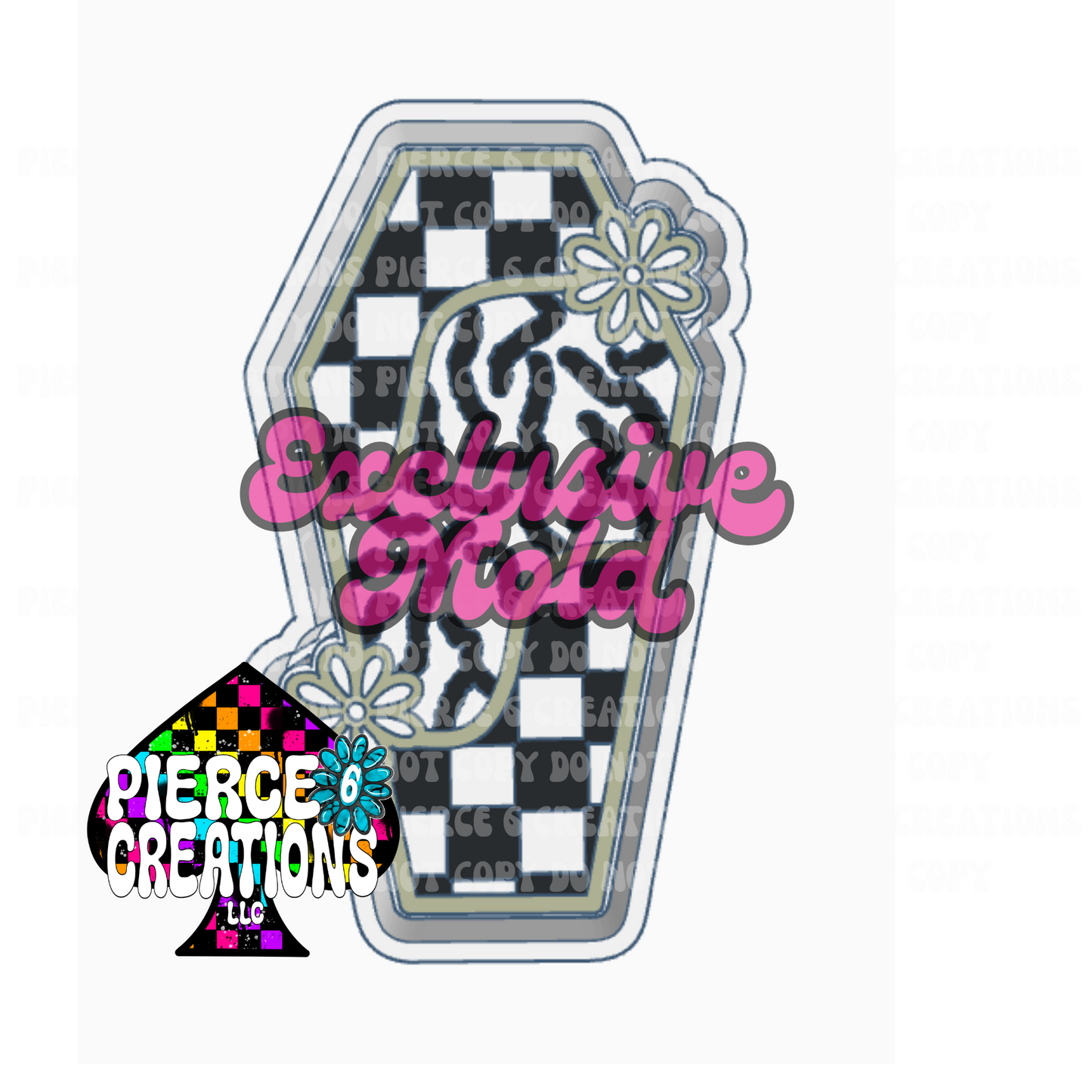 Checkered Coffin Mold