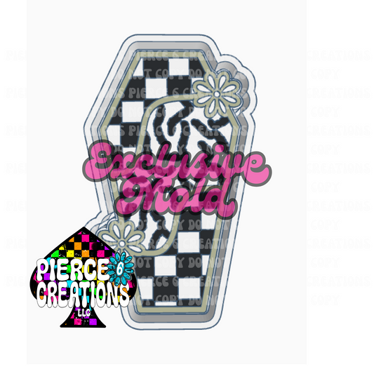 Checkered Coffin Mold
