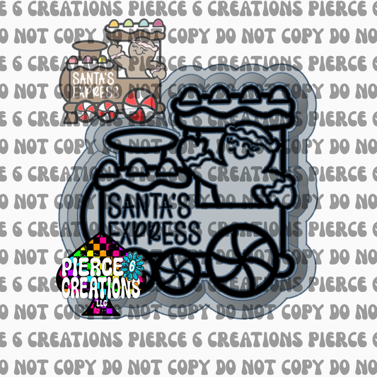 Gingerbread Train Mold