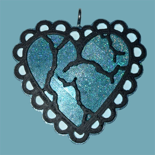 TURQUOISE HEART MOLD
