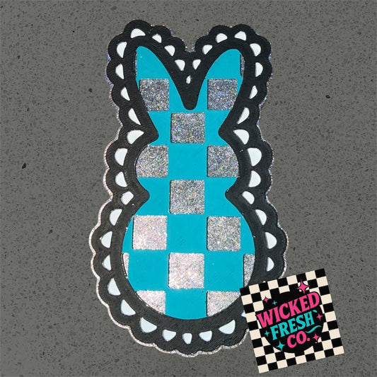 Checkered Bunny Mold