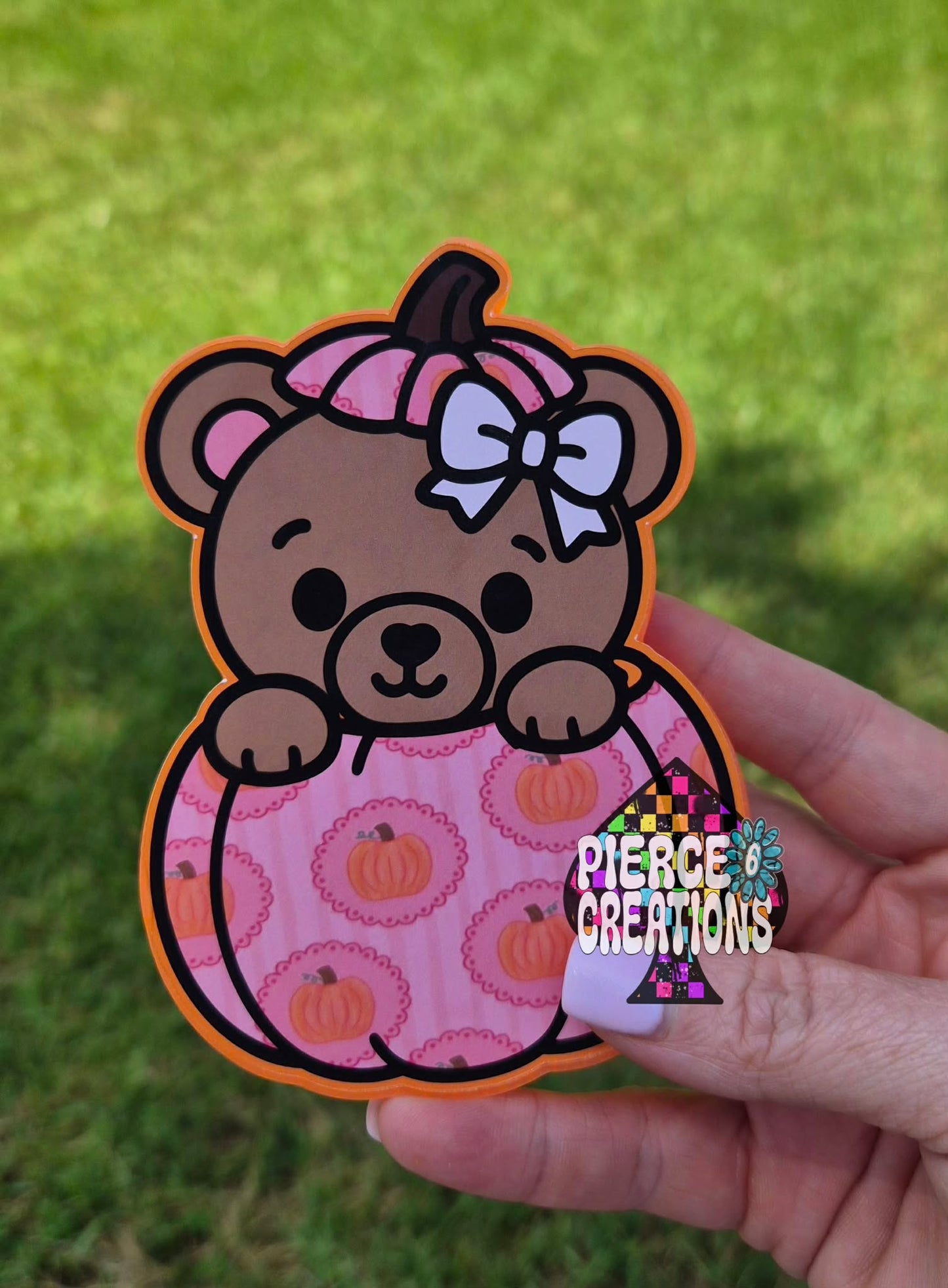 Pumpkin Bear Cardstock