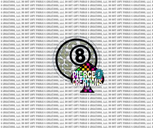 8 Ball Circle Insert