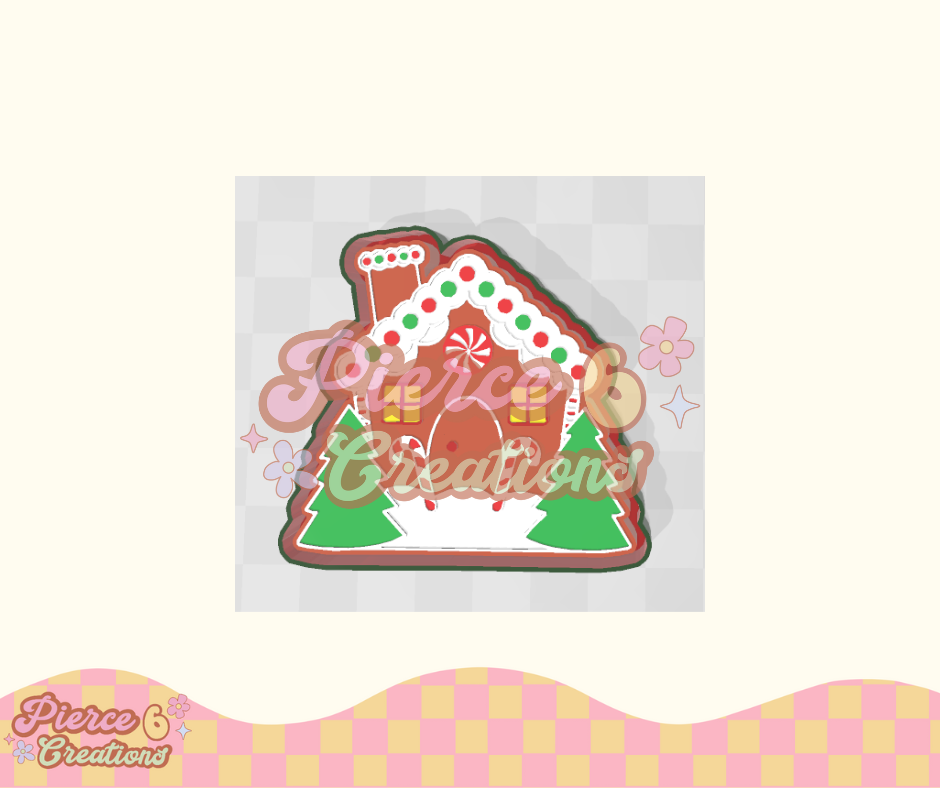 GINGERBREAD HOUSE MOLD