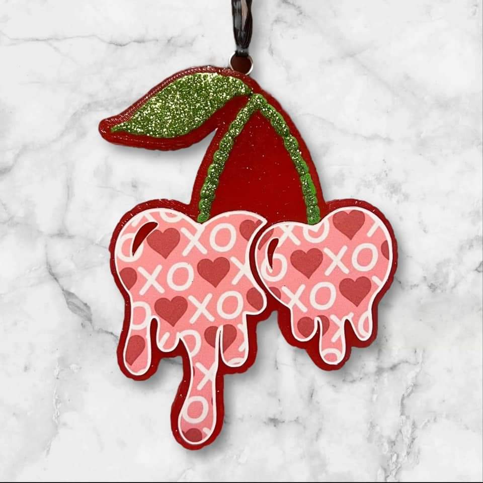 CHERRY DRIP CARDSTOCK