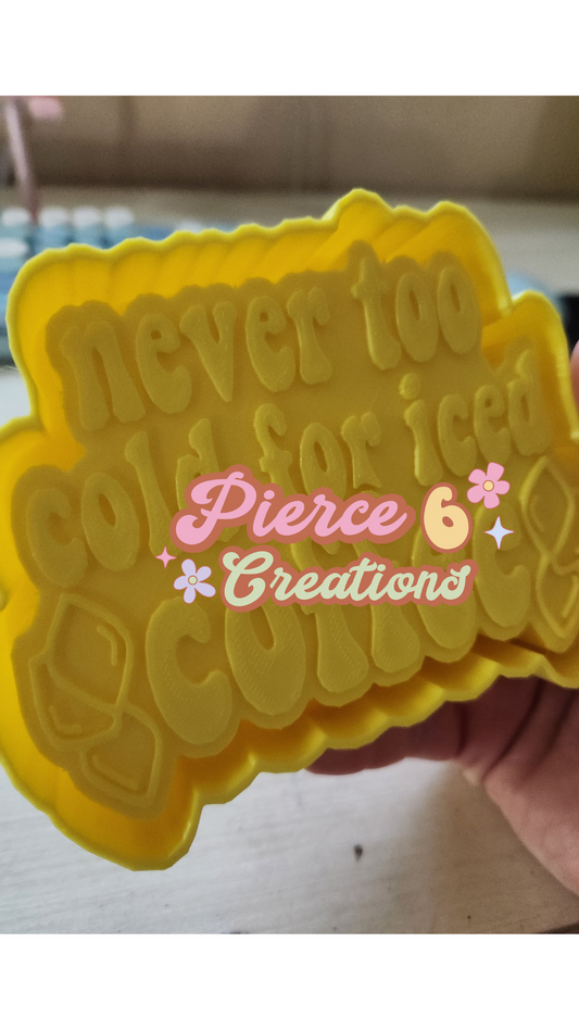 NEVER TOO COLD FOR ICED COFFEE MOLD