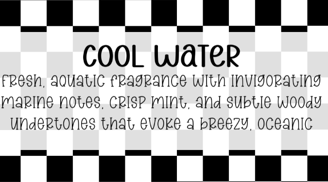 Cool Water Scented Aroma Beads