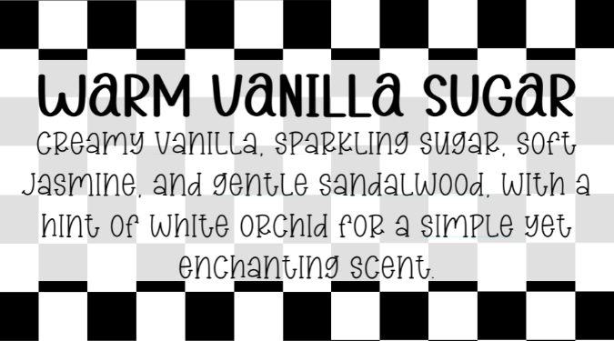 Warm Vanilla Sugar Scented Aroma Beads