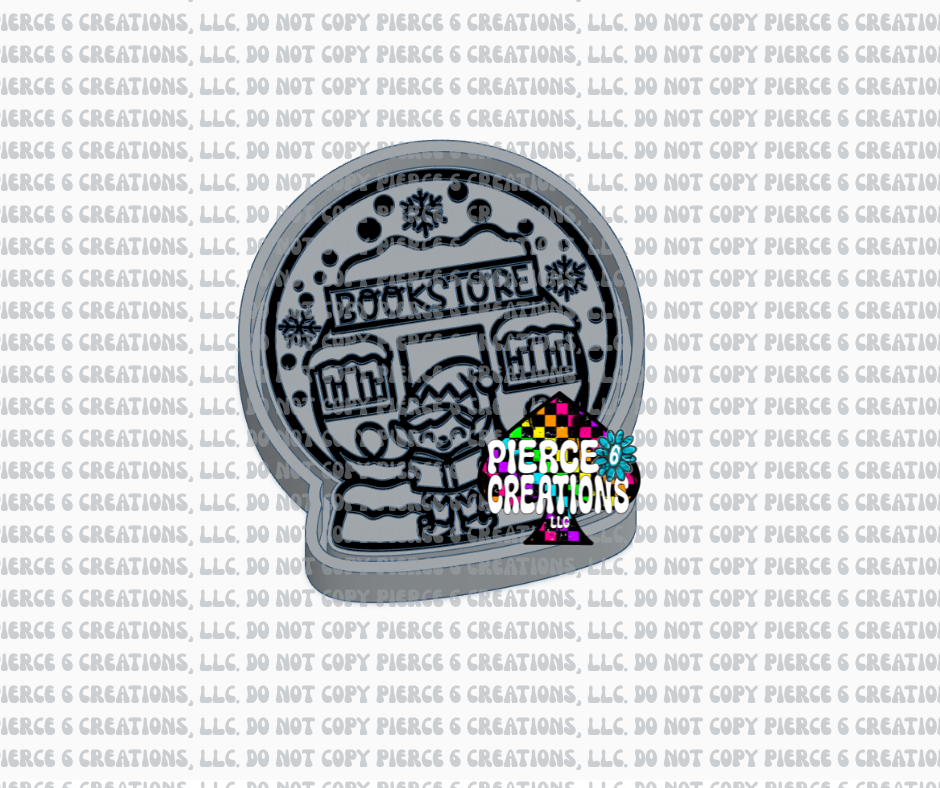 Snow Globe Bookstore Mold