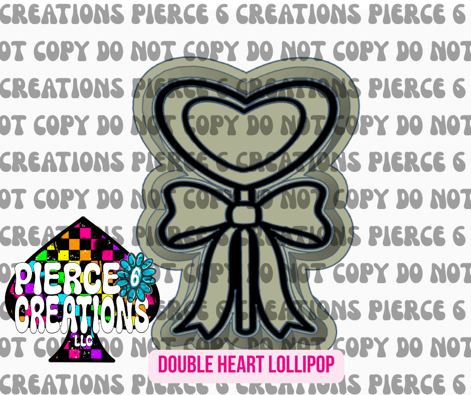 DOUBLE HEART LOLLIPOP INSERT