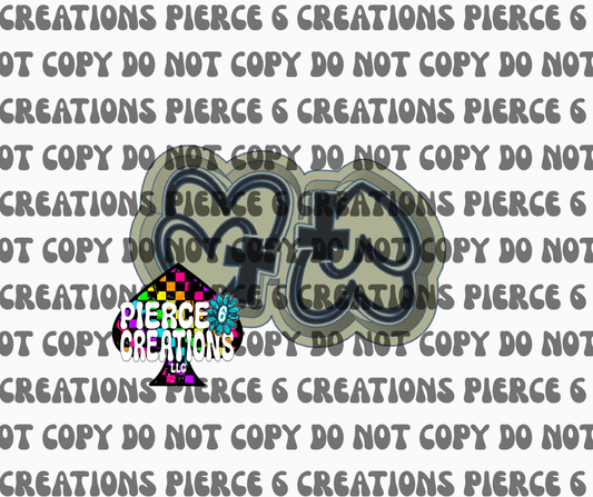 Hearts with Cross Vents