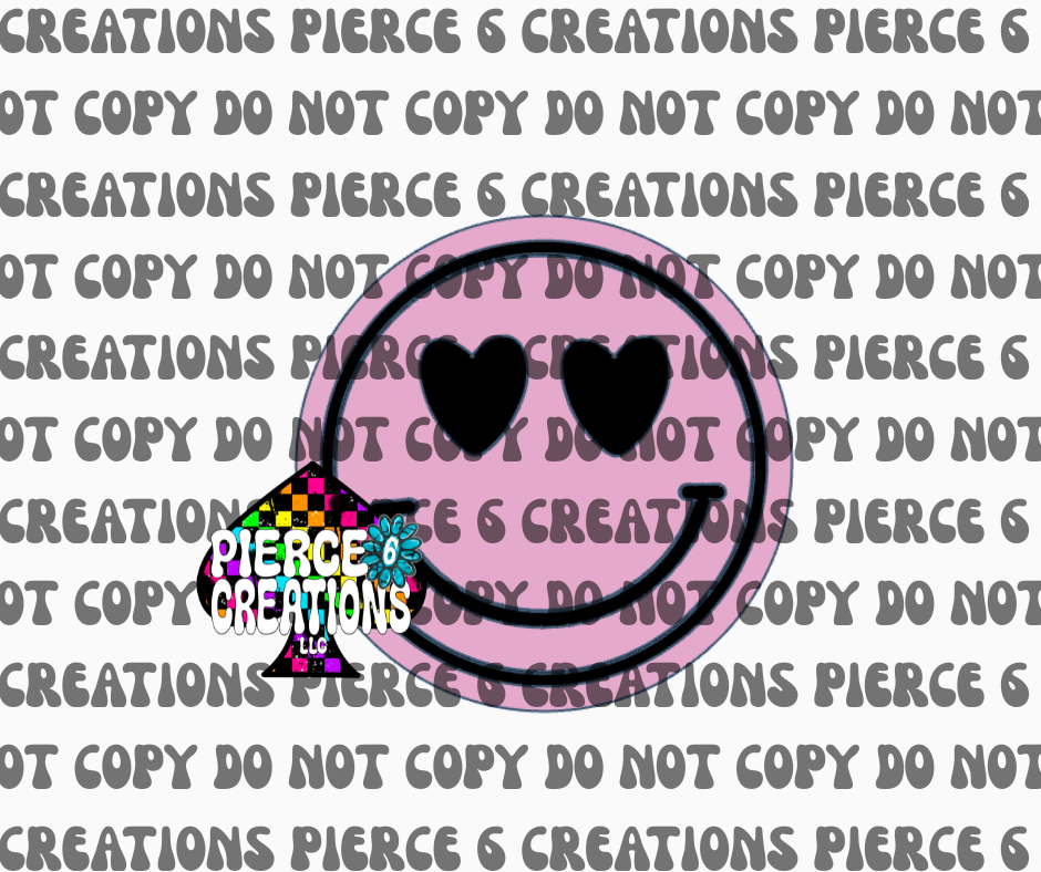 Heart Eye Smiley Insert