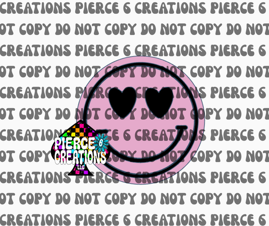 Heart Eye Smiley Insert