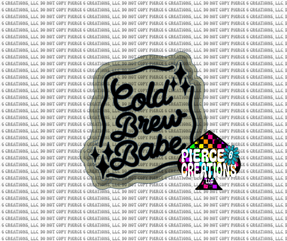 Cold Brew Babe Mold
