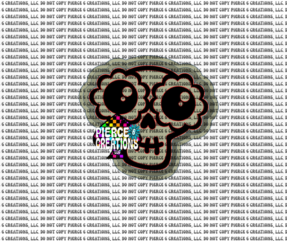 Floral Skelly Mold