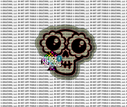 Floral Skelly Mold