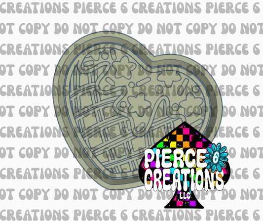 HEART WAFFLE CONE MOLD