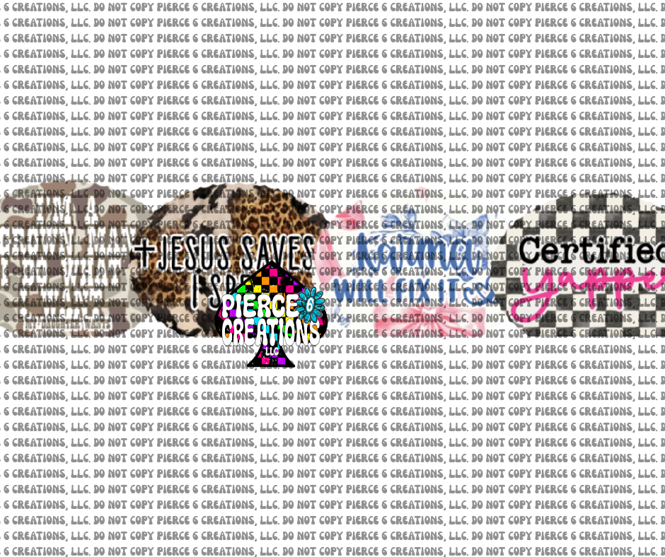 Roped Oval Cardstock