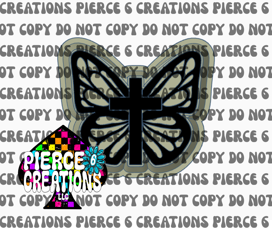 Cross Butterfly Mold