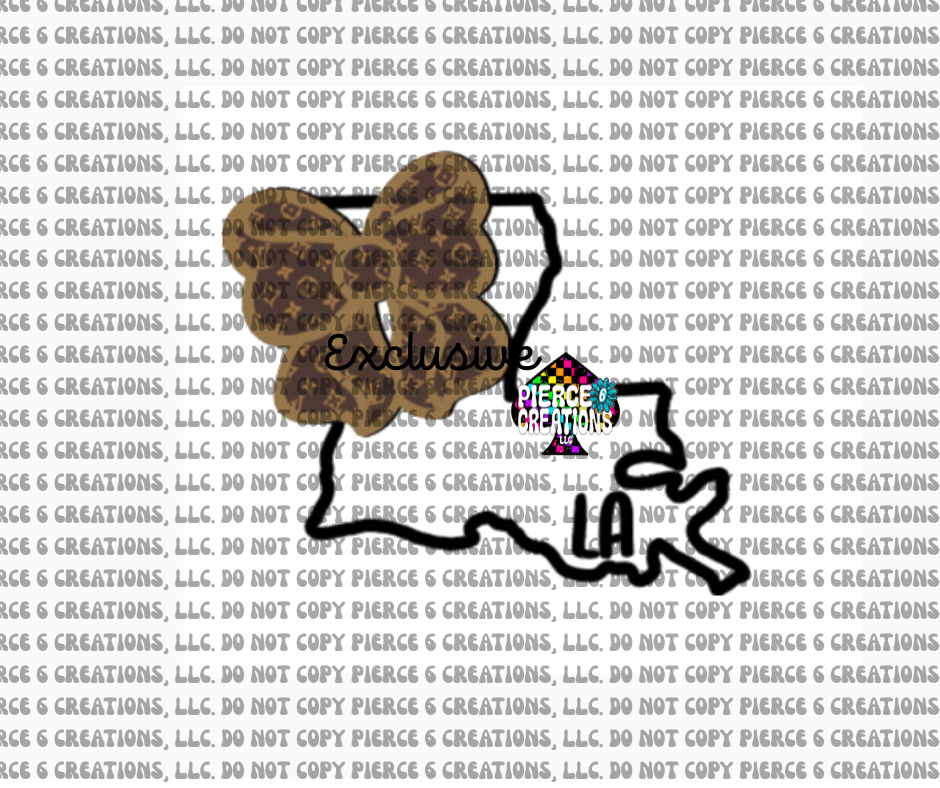Bow for State Cardstock